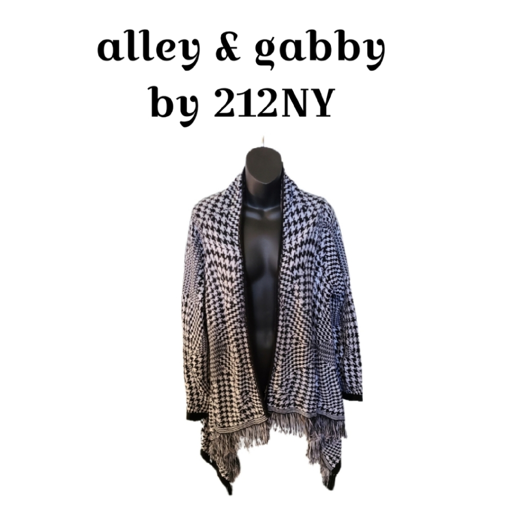 ALLEY & GABBY BY 212NY BOHO WATERFALL CARDIGAN - Picture 2 of 4